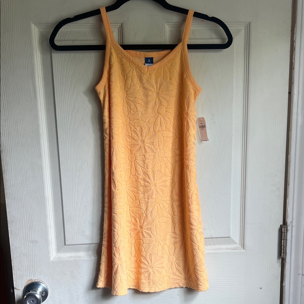 Old Navy Yellow Daisy Textured Sundress